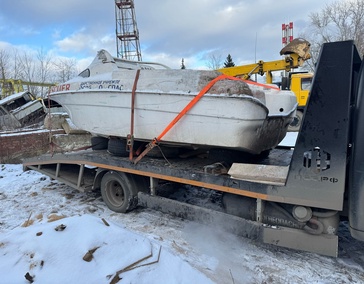 Эвакуация водномоторной техники